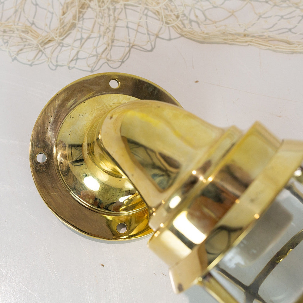 Bulk Head Lights Brass #3210