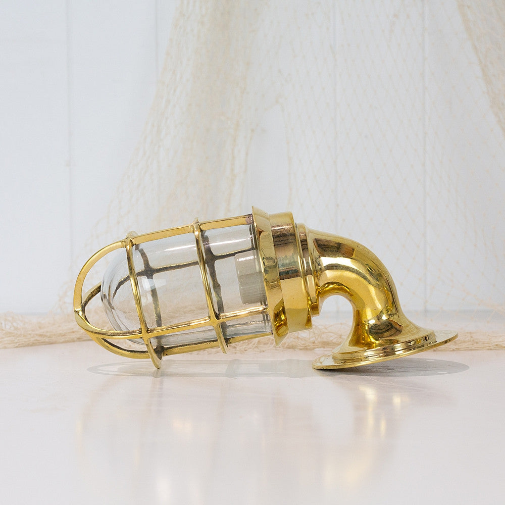 Bulk Head Lights Brass #3210