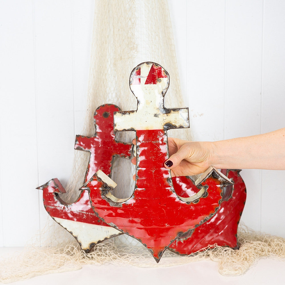 Metal Anchor - Captain Red