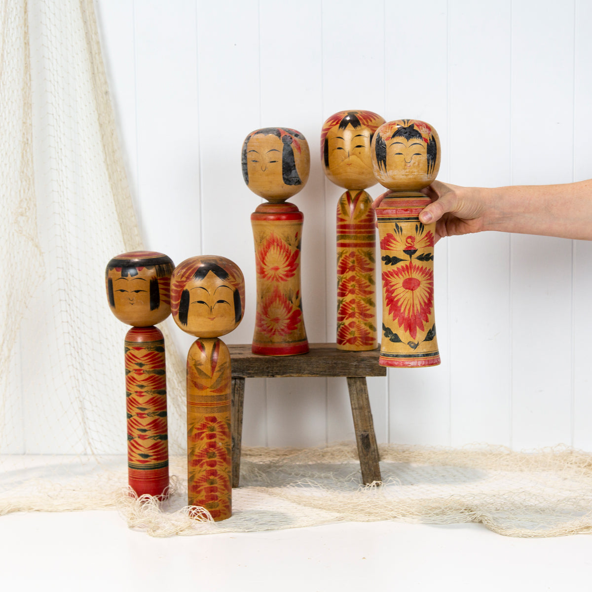 Japanese Kokeshi Dolls (Xl) #466