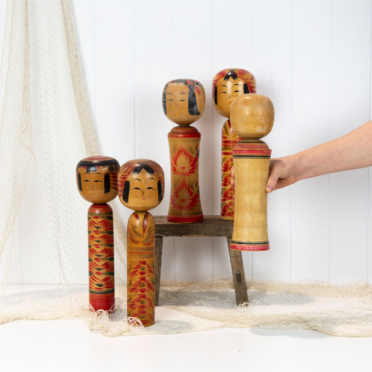 Japanese Kokeshi Dolls (Xl) #466