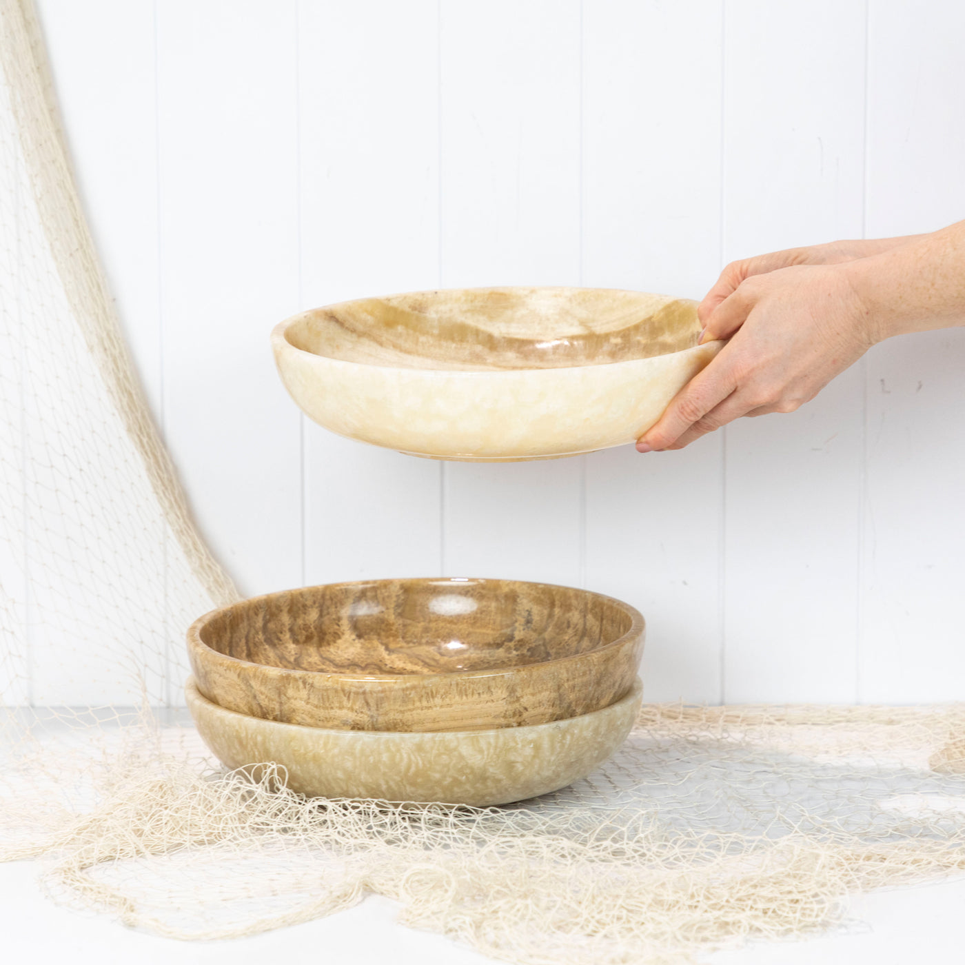 Onyx Bowl - Polished Edge (L) #097