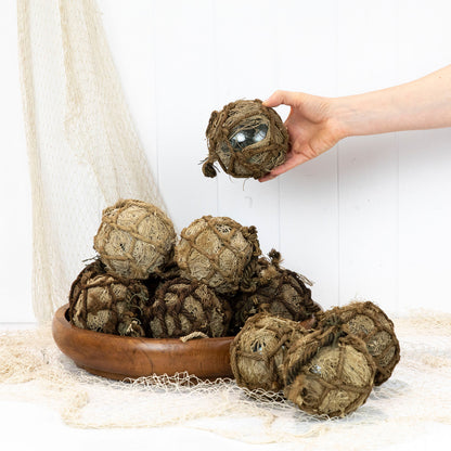 4" Glass Float - Wrapped #1495