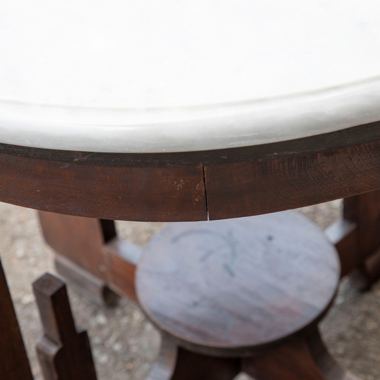 Marble Top Table #4411