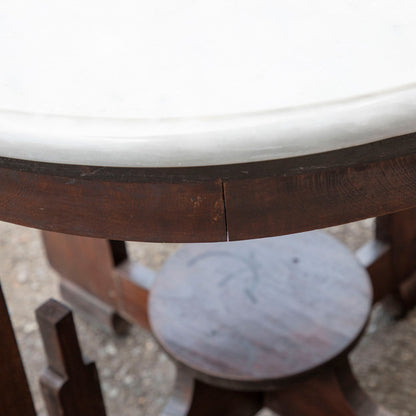Marble Top Table #4411