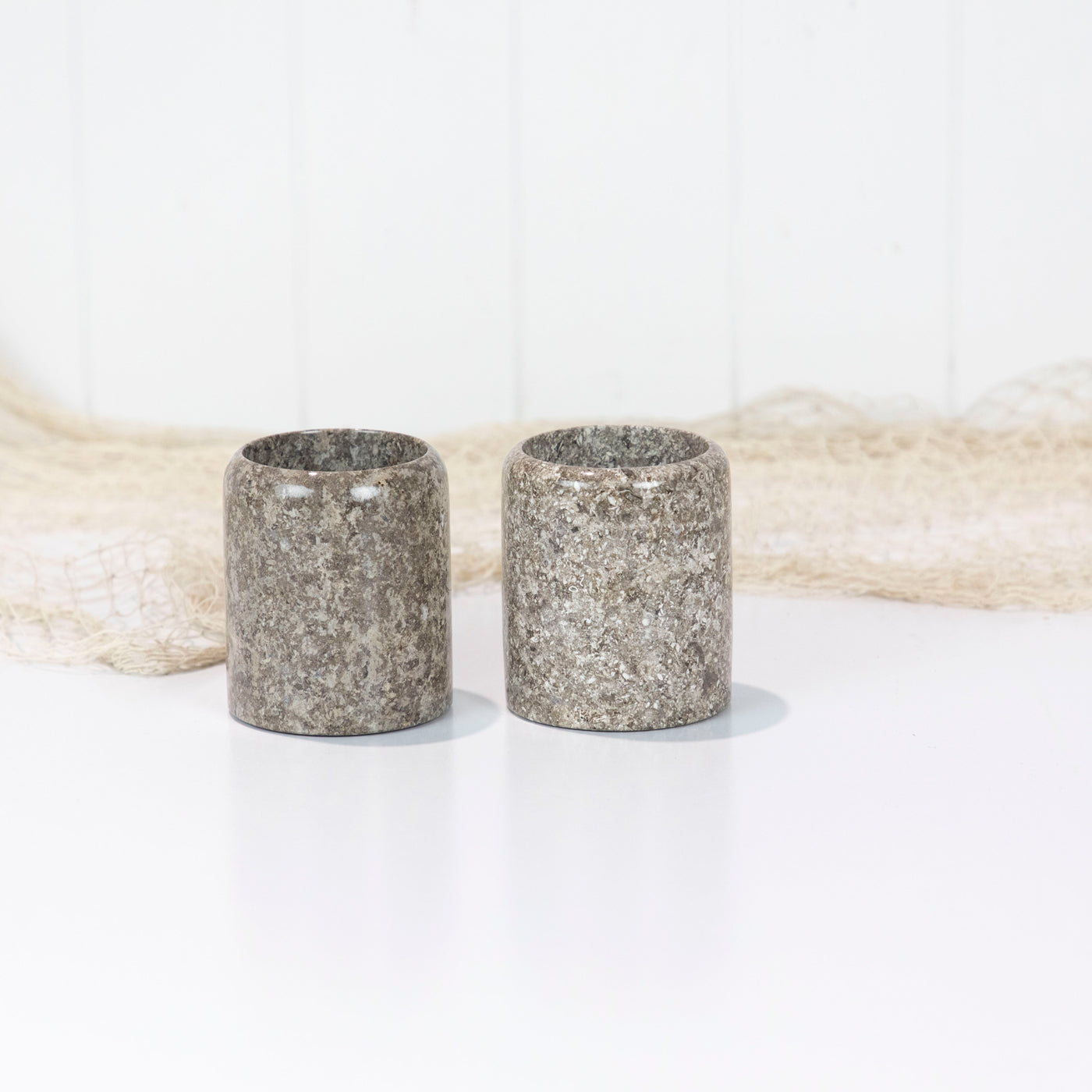 Marble Stone Tumbler - Grey