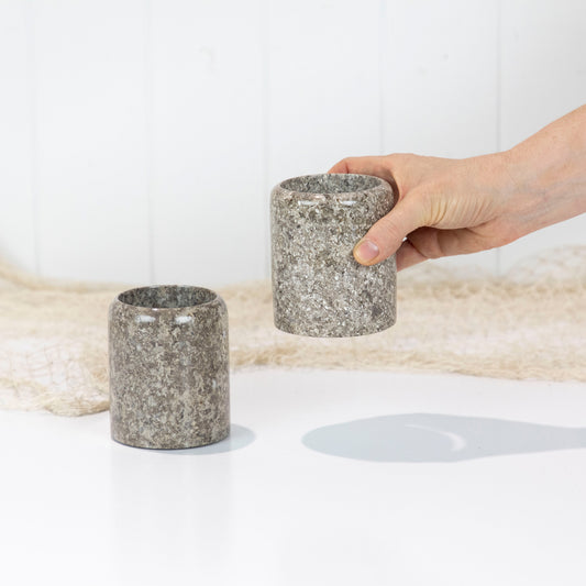 Marble Stone Tumbler - Grey #686