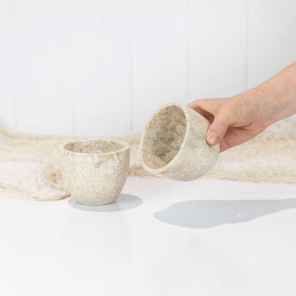 Marble Stone Vessel - Cream #681