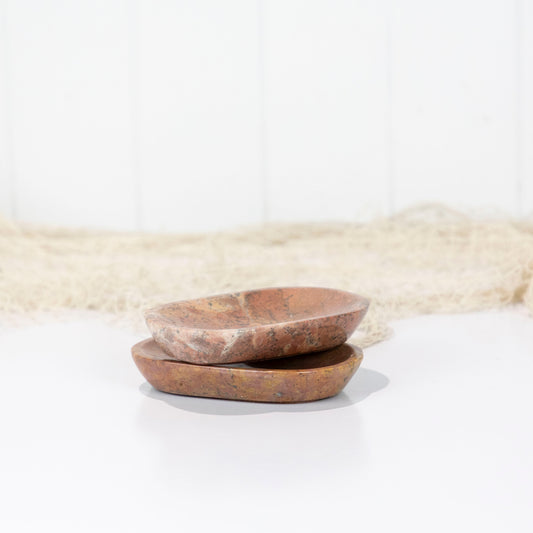 Marble Stone Dish - Rust #692R