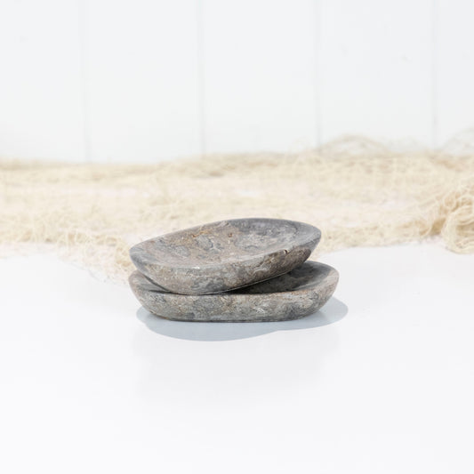 Marble Stone Dish - Grey #691