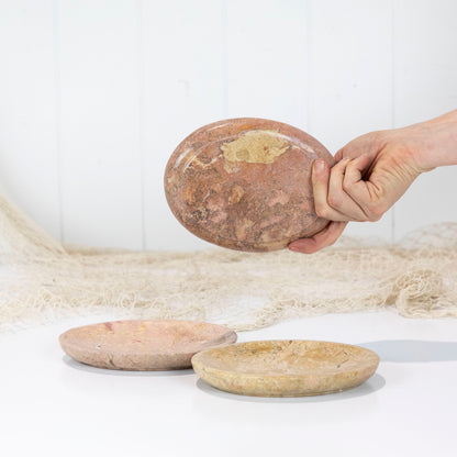Marble Stone Plate - Rust #688