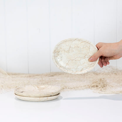 Marble Stone Plate - Blond #689