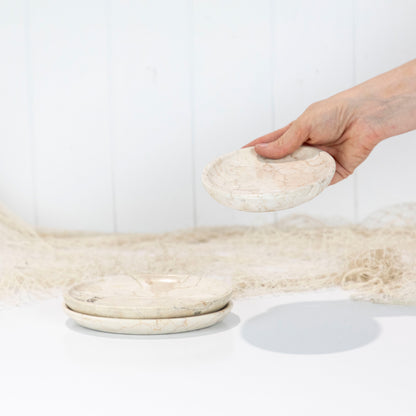Marble Stone Plate - Blond #689