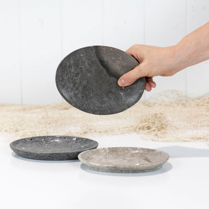 Marble Stone Plate - Grey #690