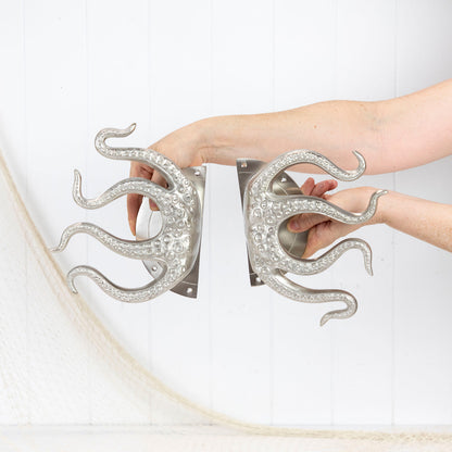 Octopus Door Handles - Chrome #407