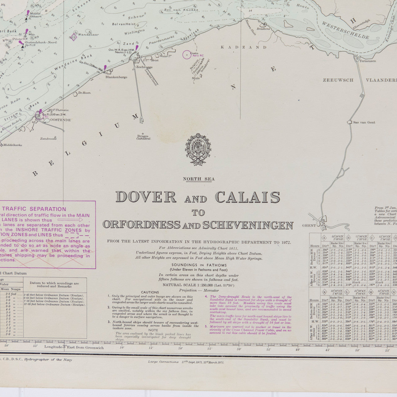 North Sea - Dover & Calais To Orfordness & Scheveningen