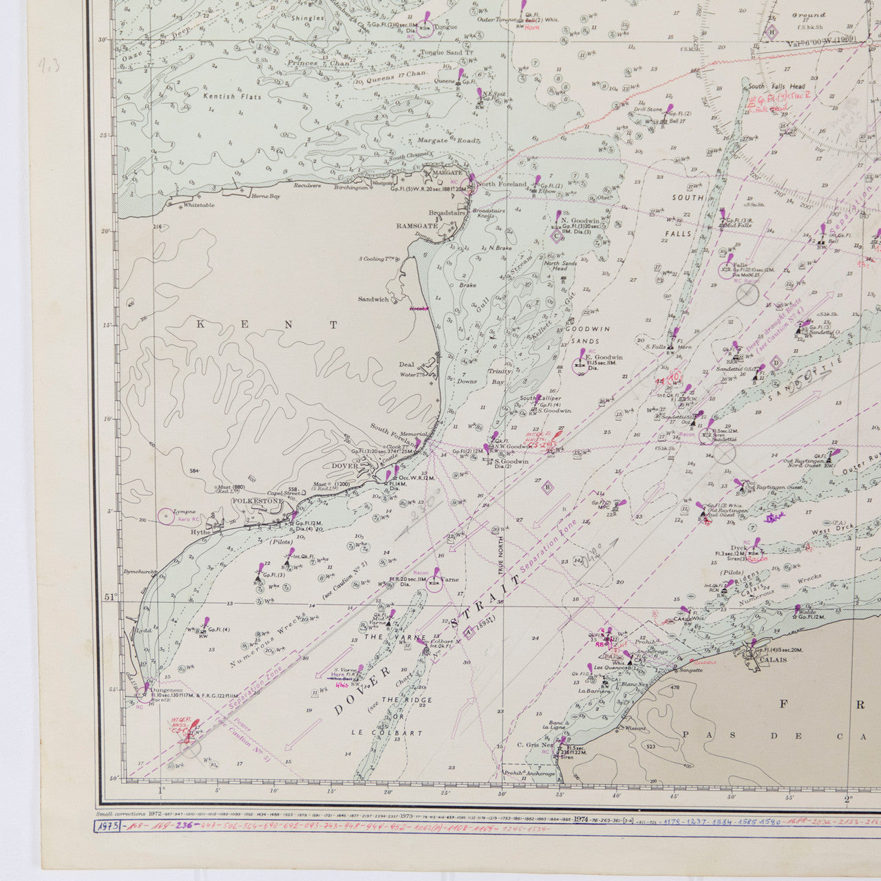 North Sea - Dover & Calais To Orfordness & Scheveningen