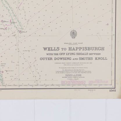 England - Wells To Happisburgh Chart/Map