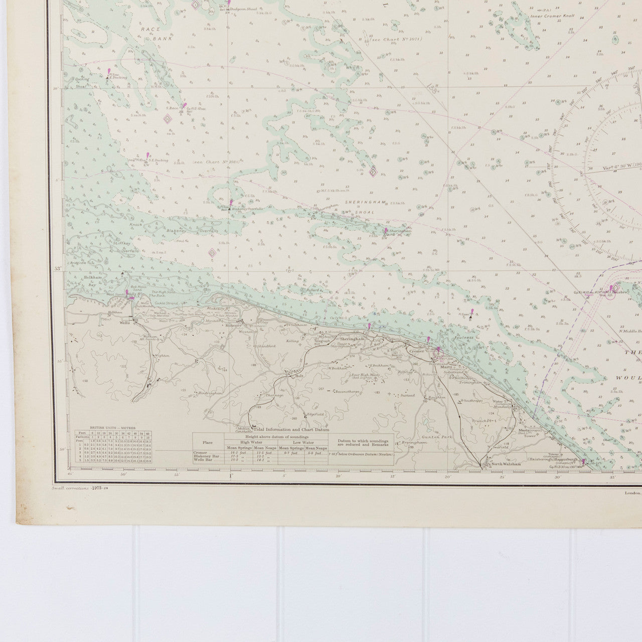 England - Wells To Happisburgh Chart/Map