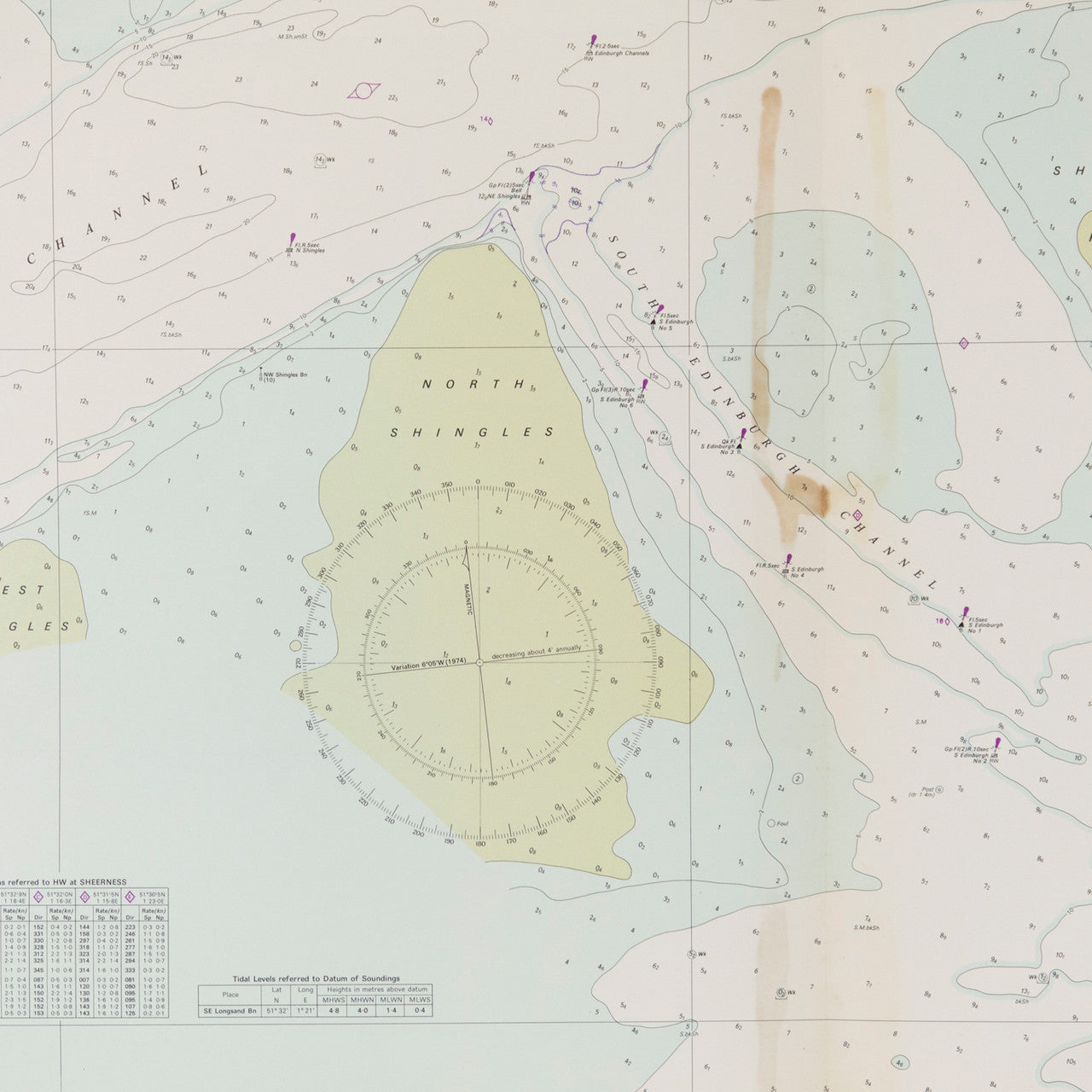 England - River Thames Entrance - Edinburgh Channels