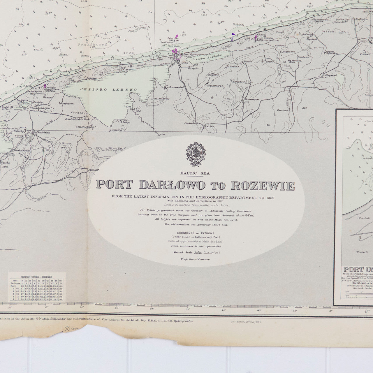 Baltic Sea - Port Darlowo To Rozewie Chart/Map