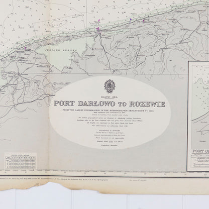 Baltic Sea - Port Darlowo To Rozewie Chart/Map