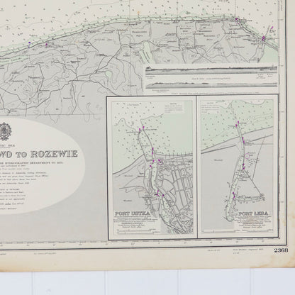 Baltic Sea - Port Darlowo To Rozewie Chart/Map