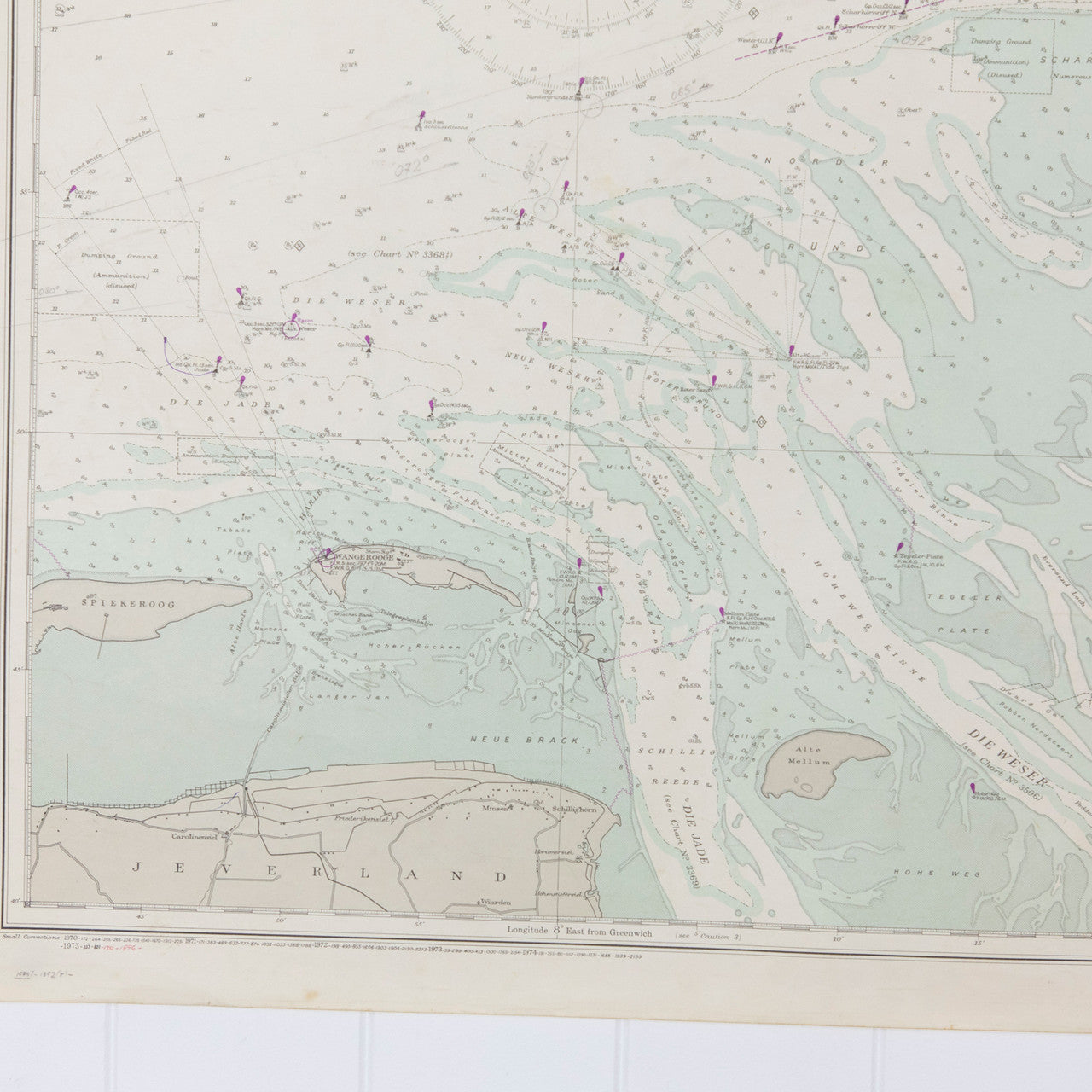 Germany - Die Jade To Norder Piep Chart/Map