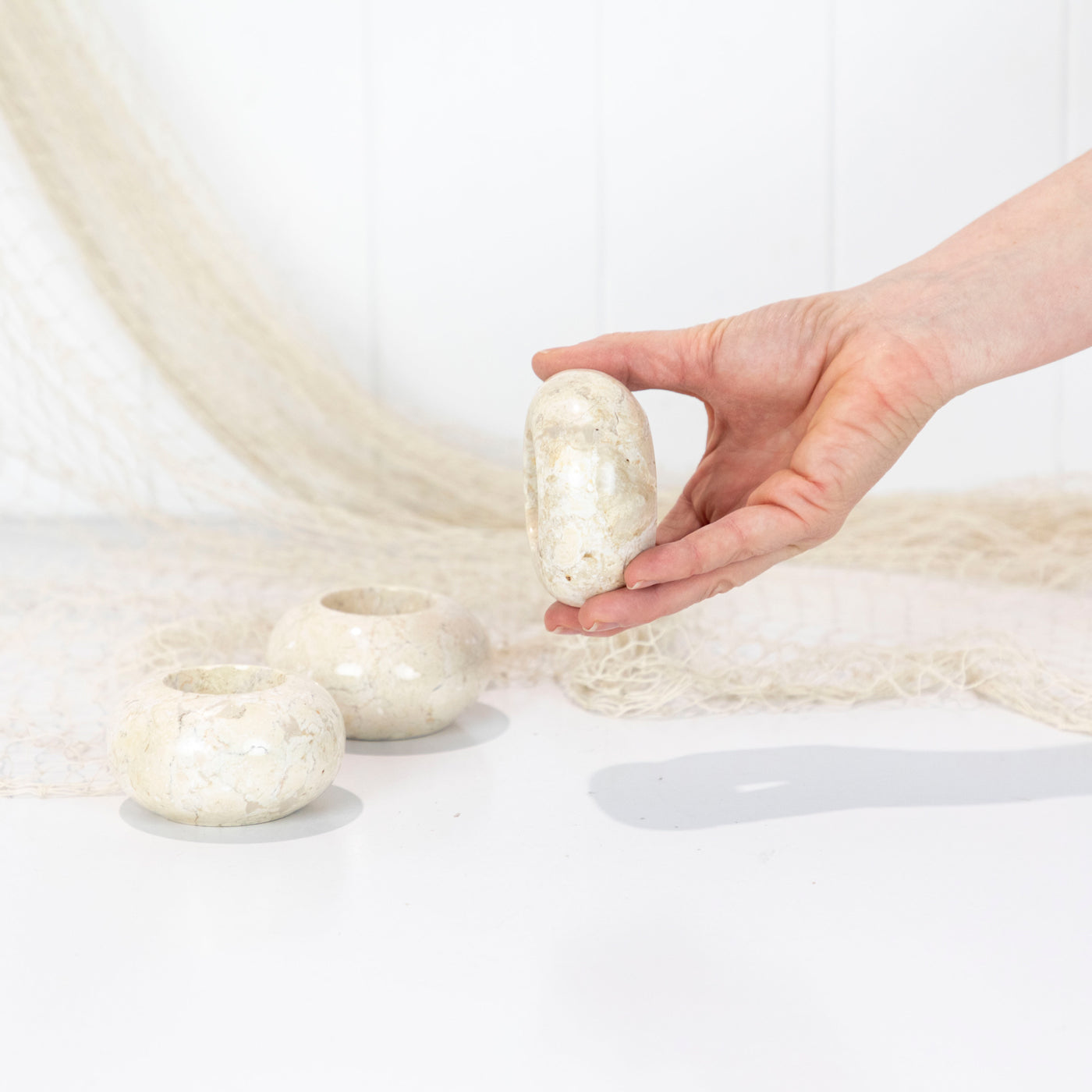 Marble Stone Tea Light Holder #703