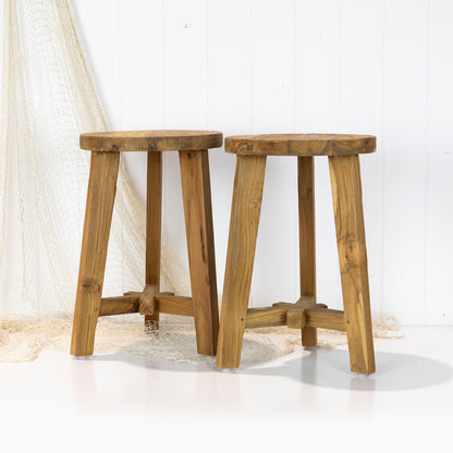 Wooden Cross Stool #661