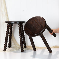 Wooden Bobbin Stools #663