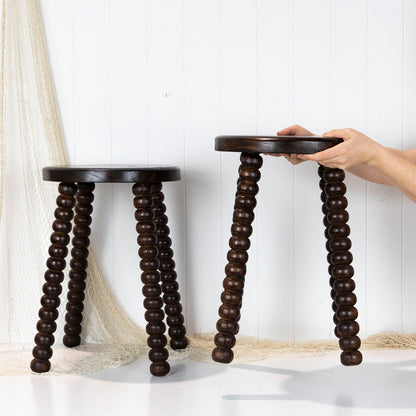 Wooden Bobbin Stools #663