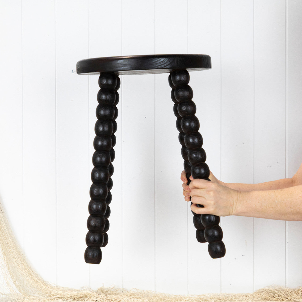 Wooden Bobbin Stools #663