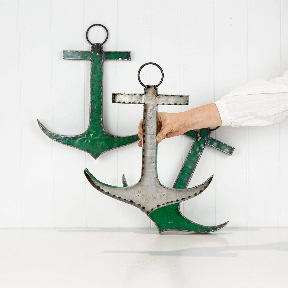 Metal Anchor - Admiral Green