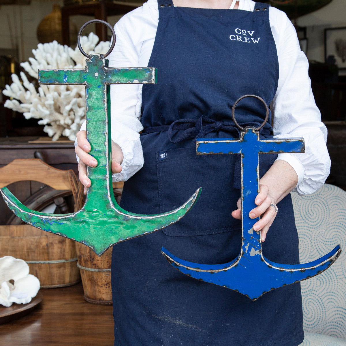 Metal Anchor - Admiral Green