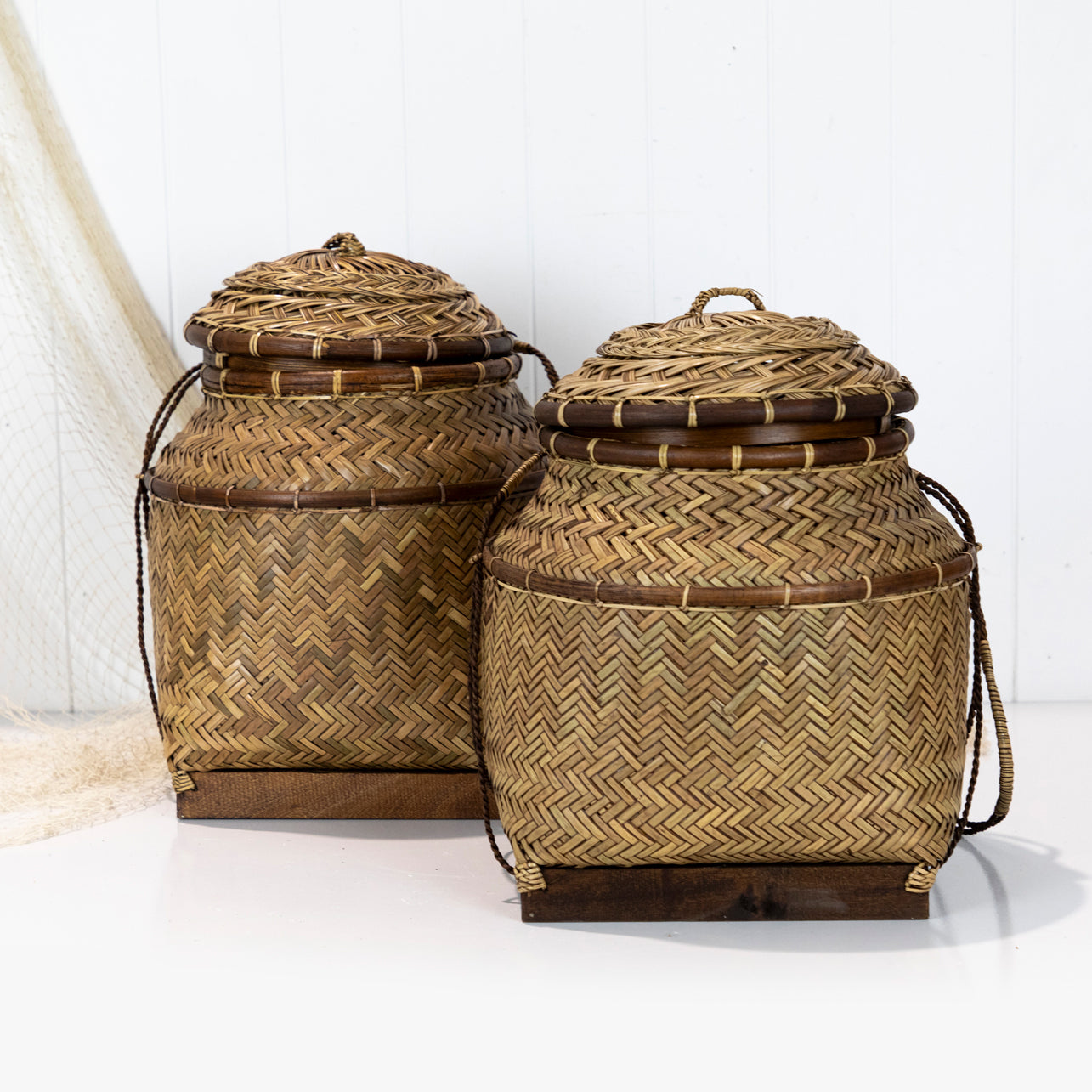 Fishing Basket With Lid #5755