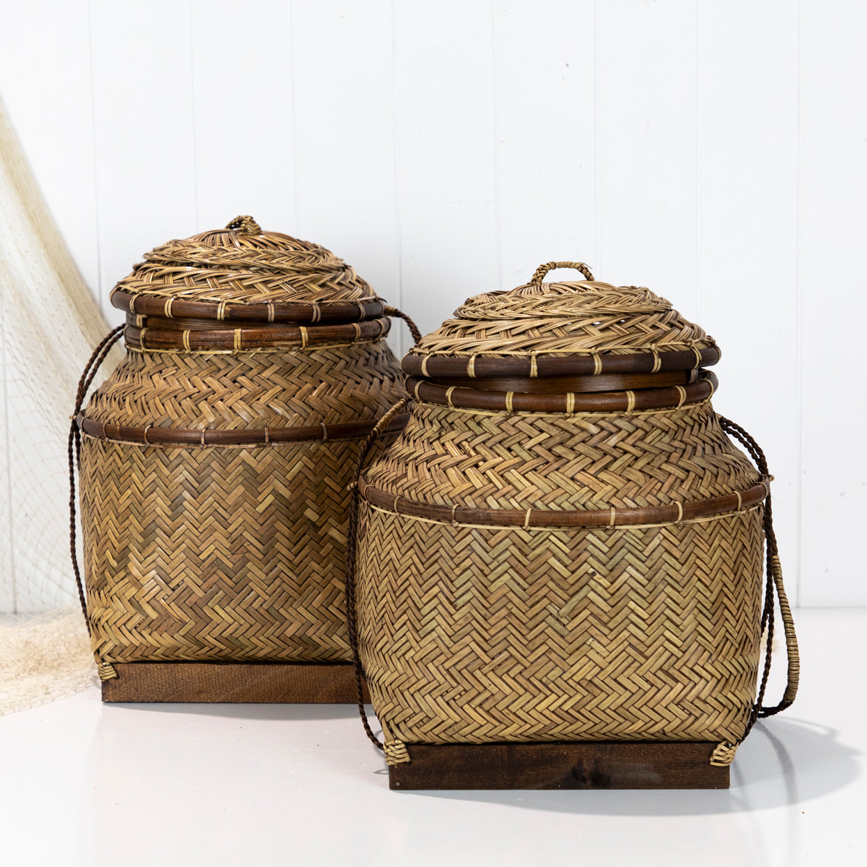 Fishing Basket With Lid #5755