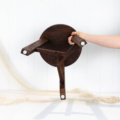 Dark Brown Stool #653