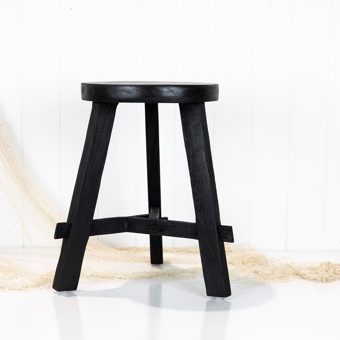 Black Cross Stool #652