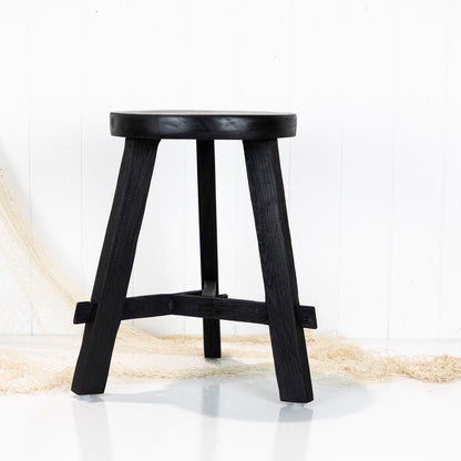 Black Cross Stool #652