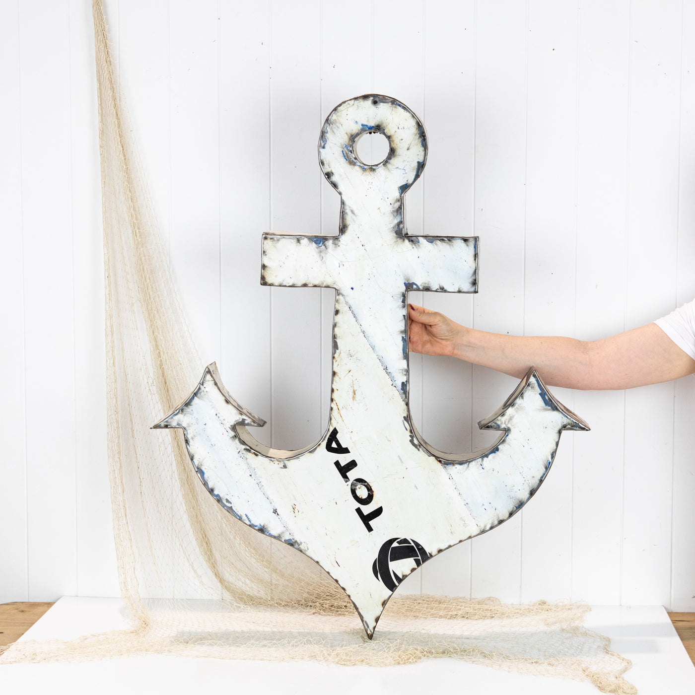 Metal Anchor - 1M Captain White