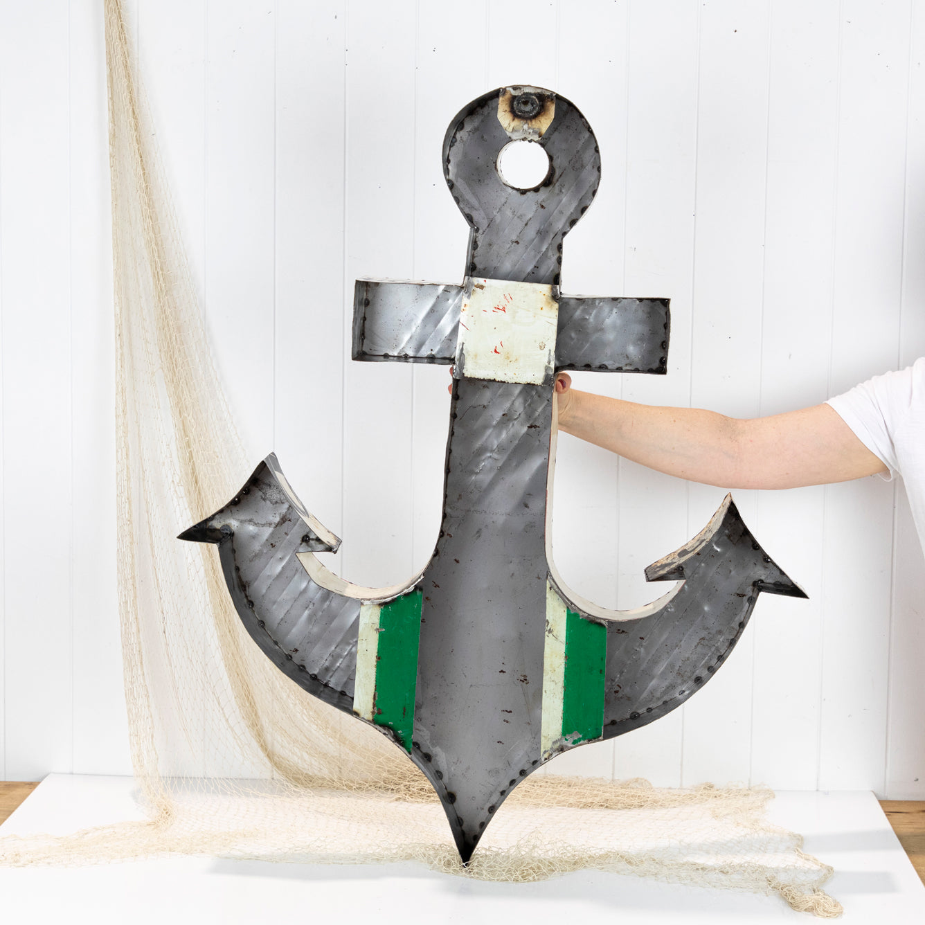 Metal Anchor - 1M Captain White