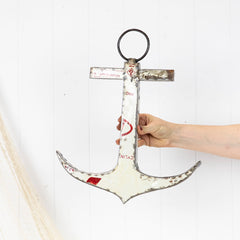 Metal Anchor - Admiral White