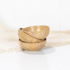 Marble Stone Bowl - Rust #683