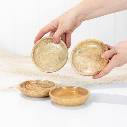 Marble Stone Dish - Rust #685