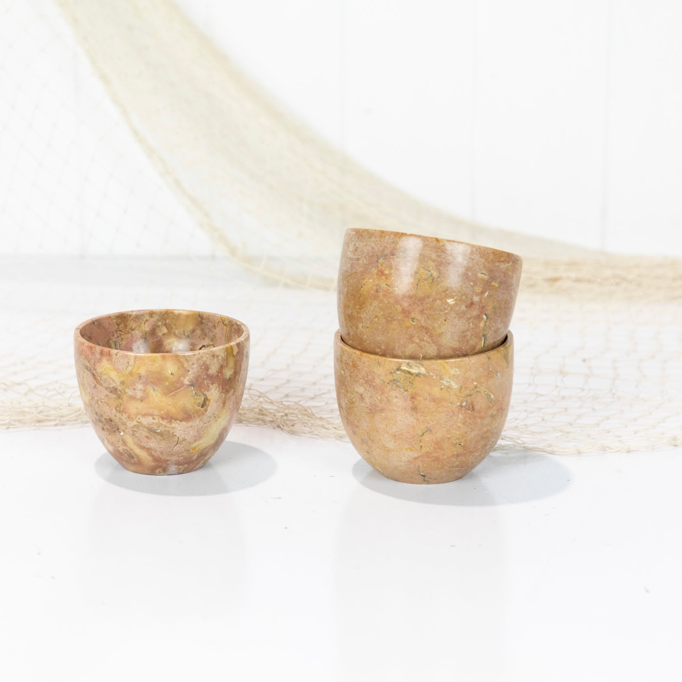 Marble Stone Vessel - Rust #682