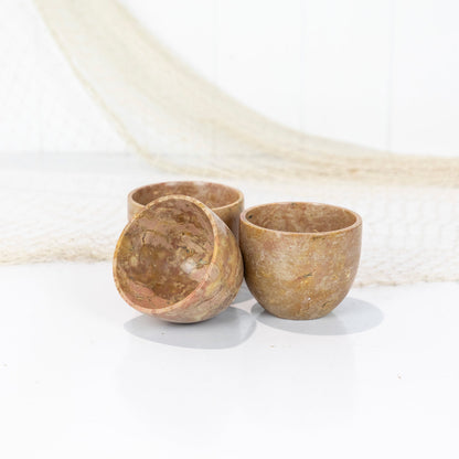 Marble Stone Vessel - Rust #682