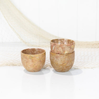 Marble Stone Vessel - Rust #682