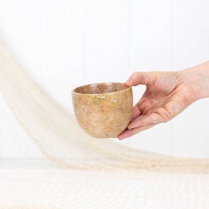 Marble Stone Vessel - Rust #682