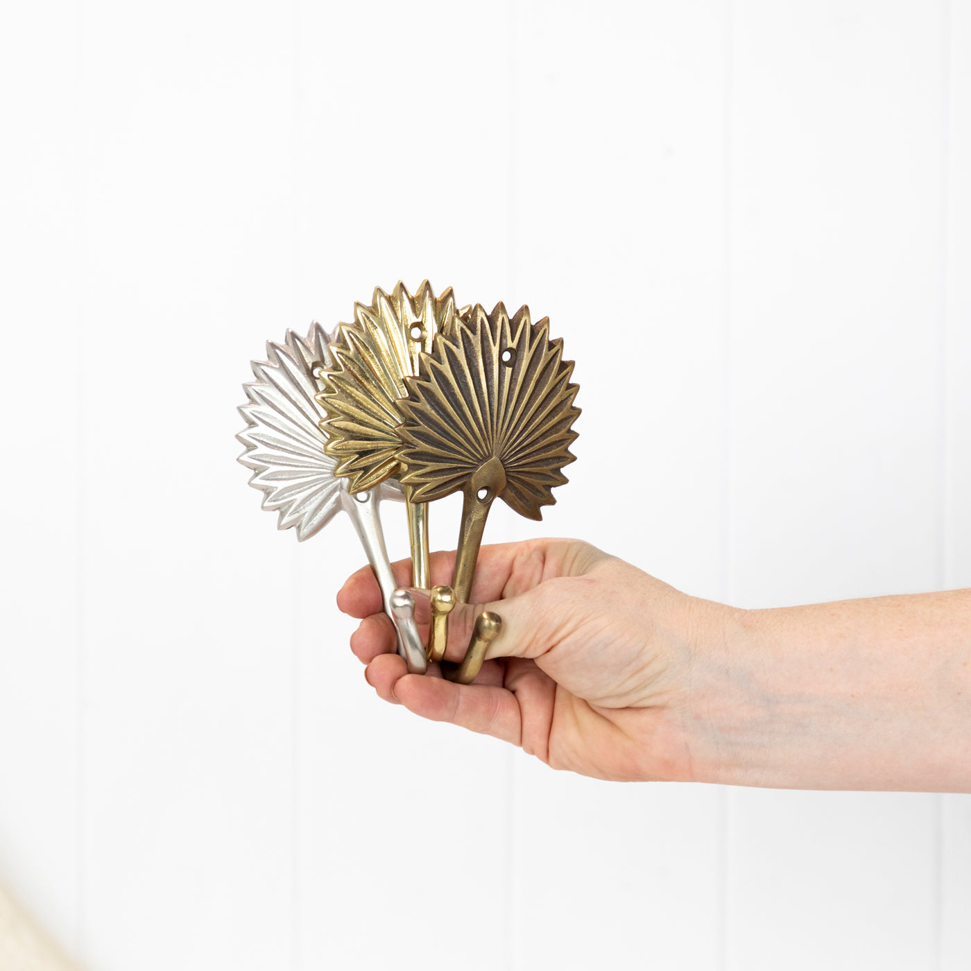 Palm Frond Hook - Chrome #0154